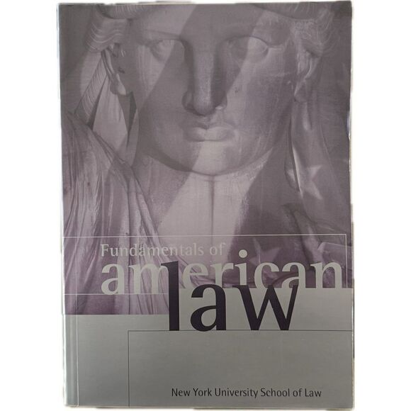 Fundamentals of American Law - Paperback By Morrison, Alan B. - Picture 1 of 3